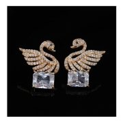 SJ Women\'s Earrings, Golden White, ER00262