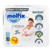 Molfix Premium Diaper, Jumbo Economy, Newborn 1, 2-5KG, 82-Pack