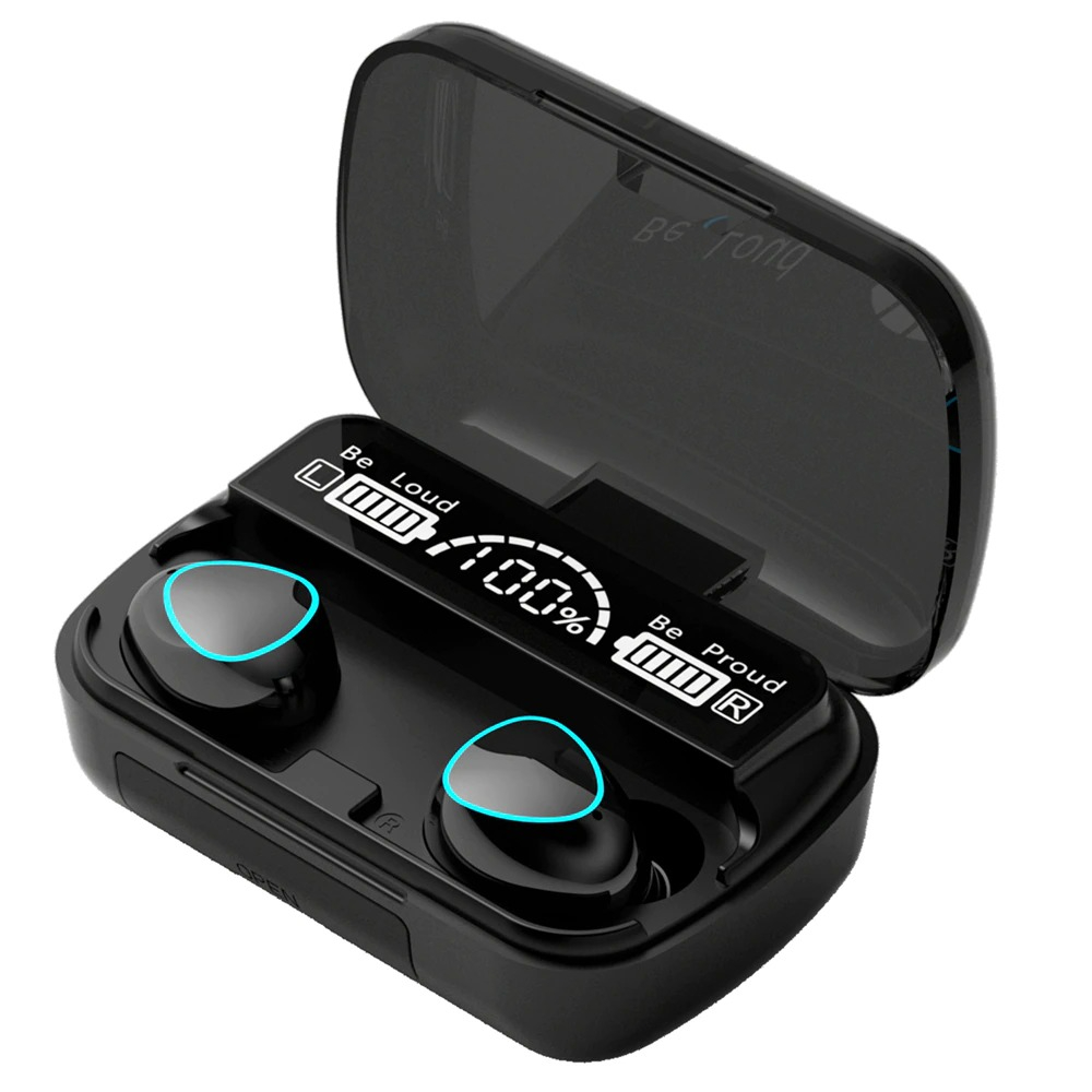 M10 TWS Earbuds with 2000mAh Power Bank